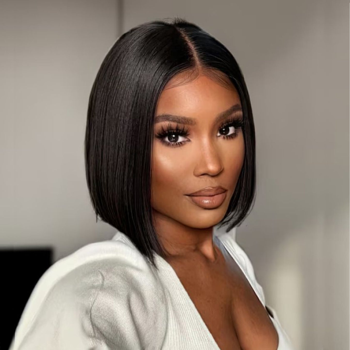 99J 12 inch 6x2 HD Front Lace Wig BOBO 100% Human Hair