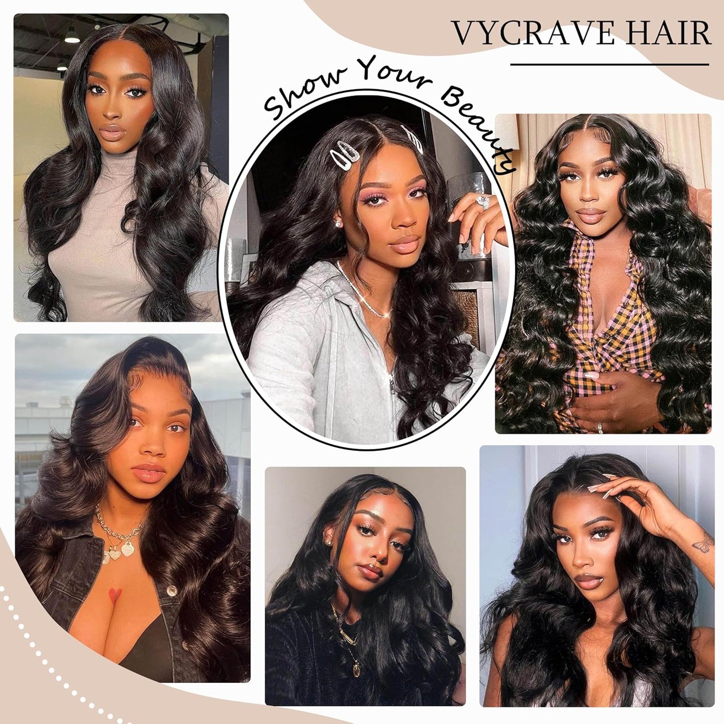 12-20inch 2x6 Real HD Lace Closure Body Wave Human Hair