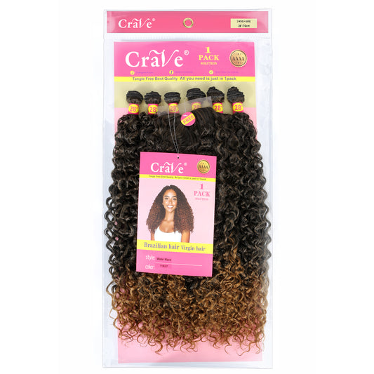 Water wave Synthetic Hair Set 6+1 pieces / 28inch