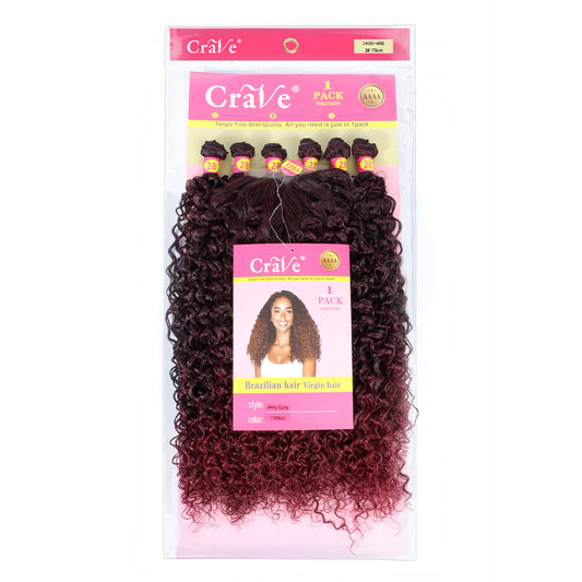 Jerry Curls Synthetic Hair Set 6+1 pieces / 28inch