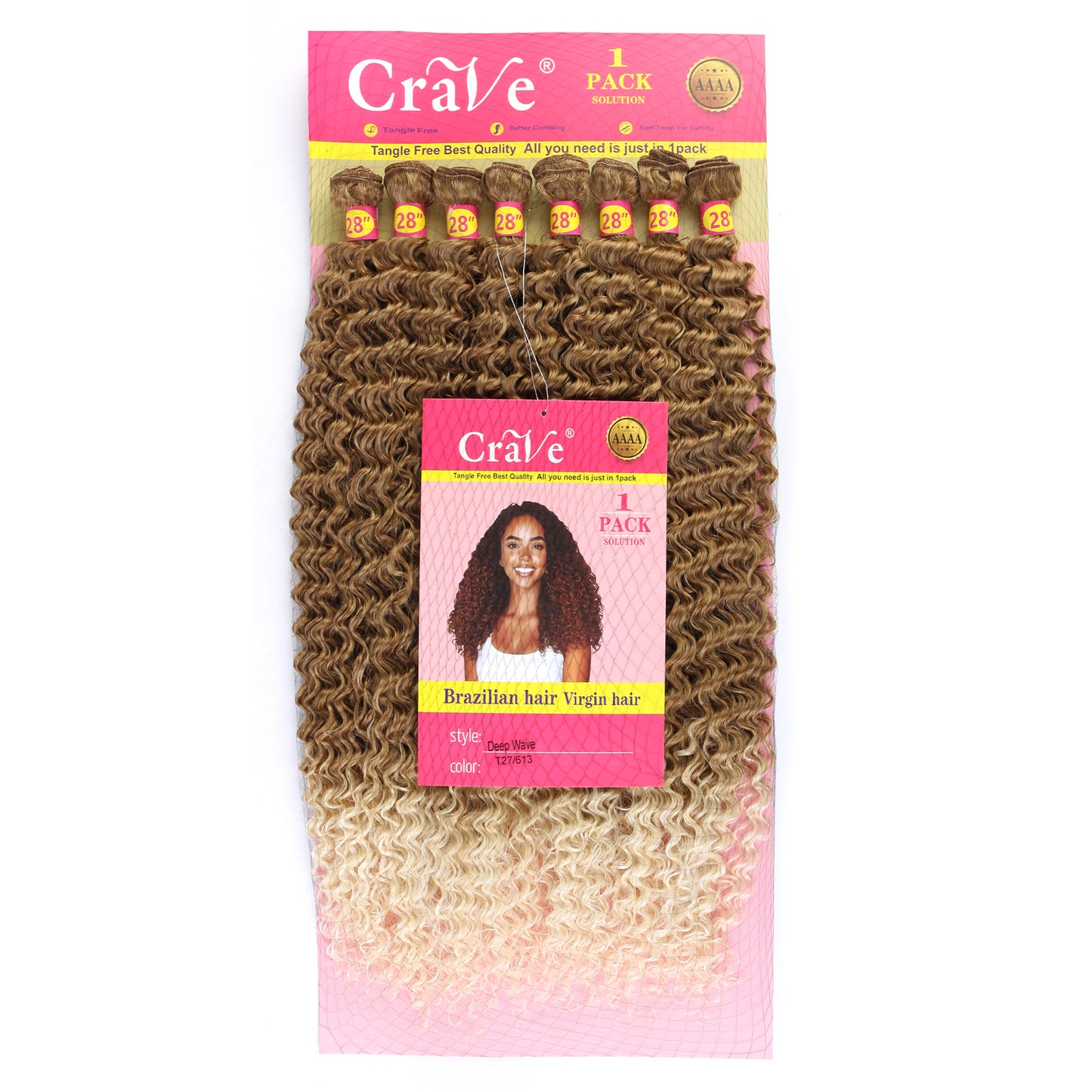 Deep Wave Synthetic Hair Set 8 pieces / 28inch