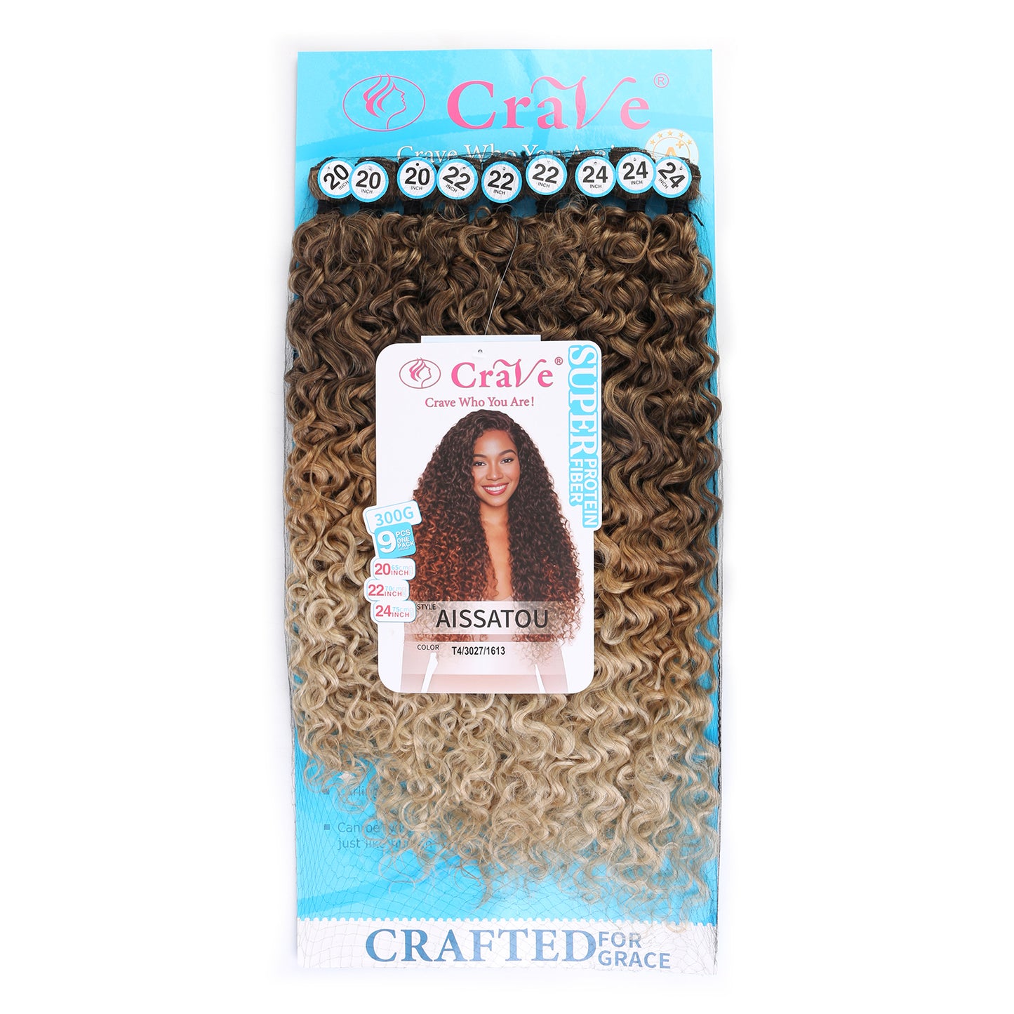 AISSATOU Synthetic Hair Set 9 pieces / 20-22-24inch