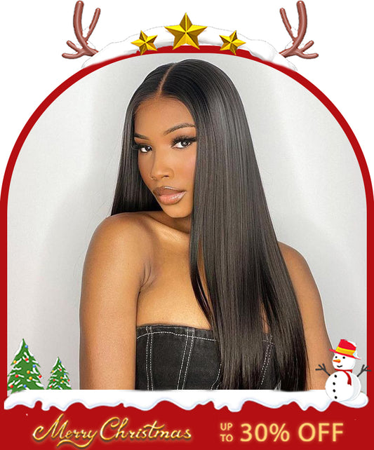 5x5 HD Front Lace Wig 18-30 inch Straight Human Hair Wig