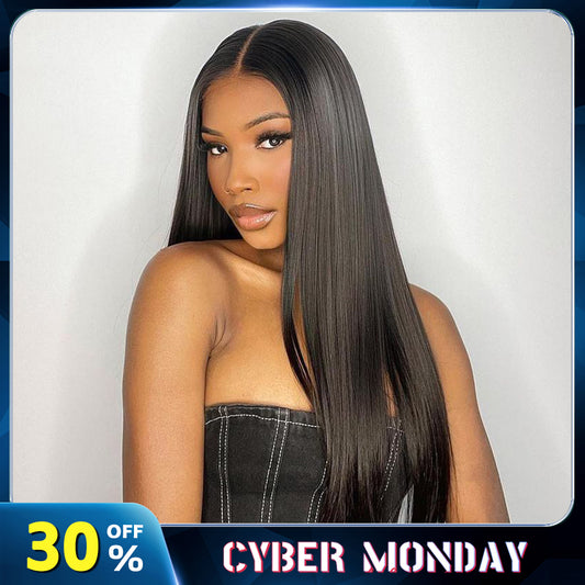 5x5 HD Front Lace Wig 18-30 inch Straight Human Hair Wig