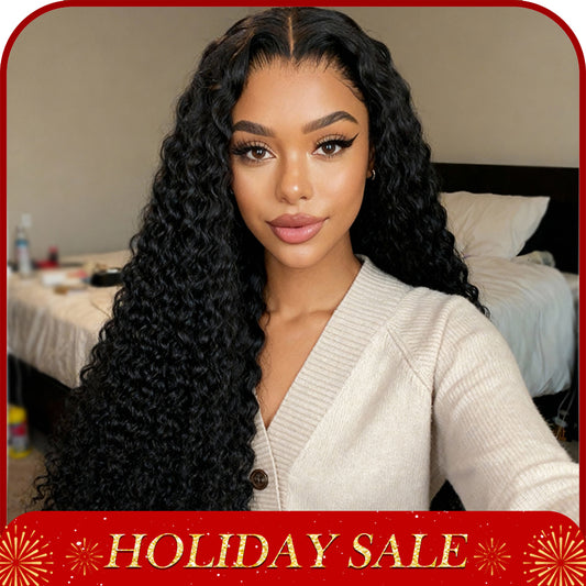 4x4 HD Front Lace Wig 18-30 inch  Kinky Curly Human Hair Wig