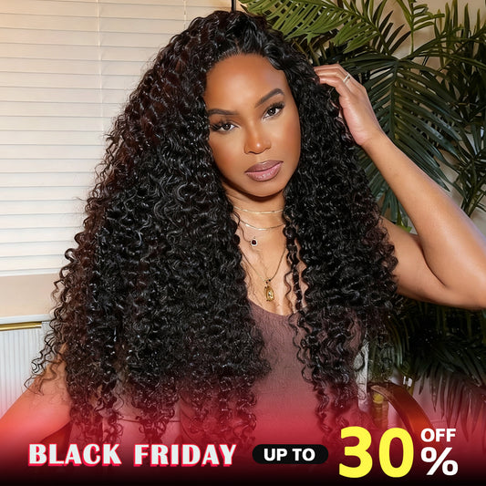 4x4 HD Front Lace Wig 18-30 inch  Kinky Curly Human Hair Wig