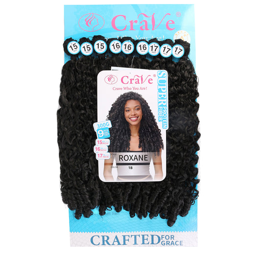 ROXANE Synthetic Hair Set 9 pieces / 15-16-17inch