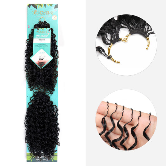 Feather Crochet Hair NOODLES CURL 16inch
