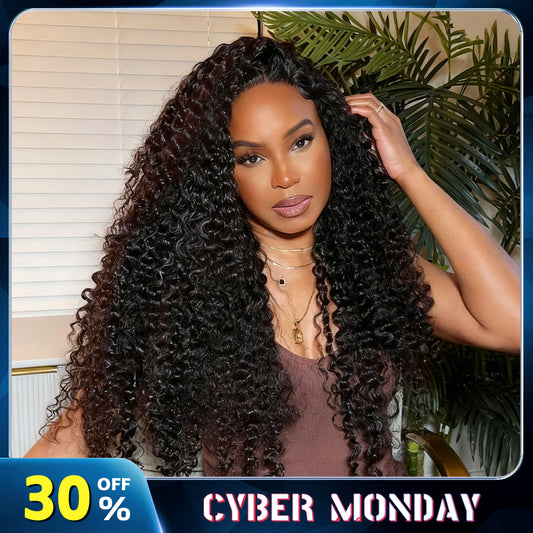 4x4 HD Front Lace Wig 18-30 inch  Kinky Curly Human Hair Wig