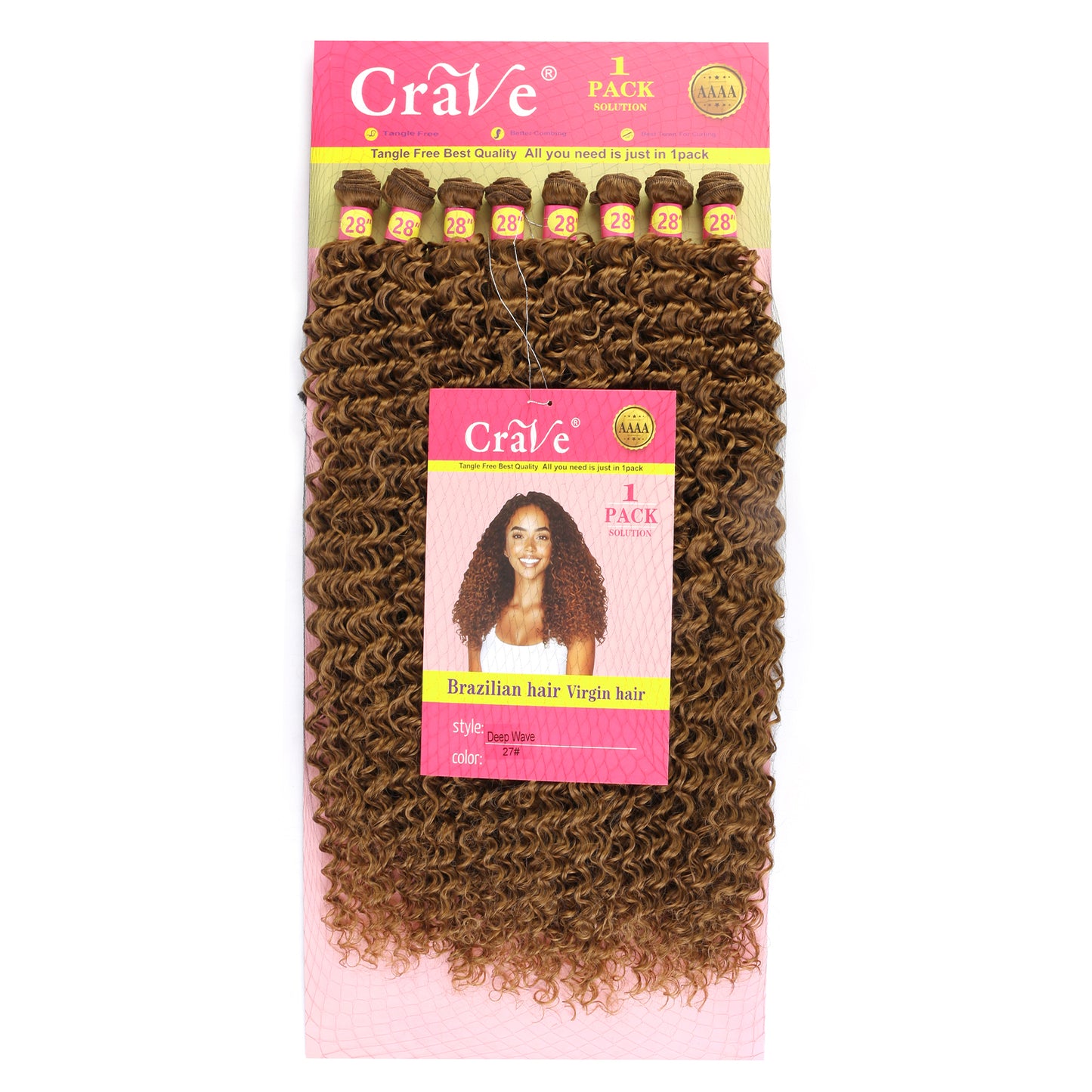 Deep Wave Synthetic Hair Set 8 pieces / 28inch