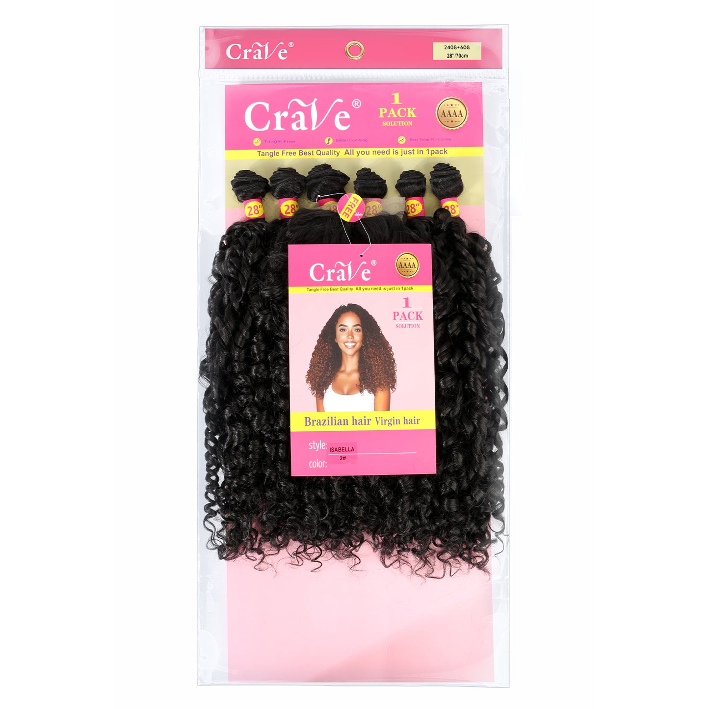 ISABELLA Synthetic Hair Set 6+1 pieces / 8 pieces