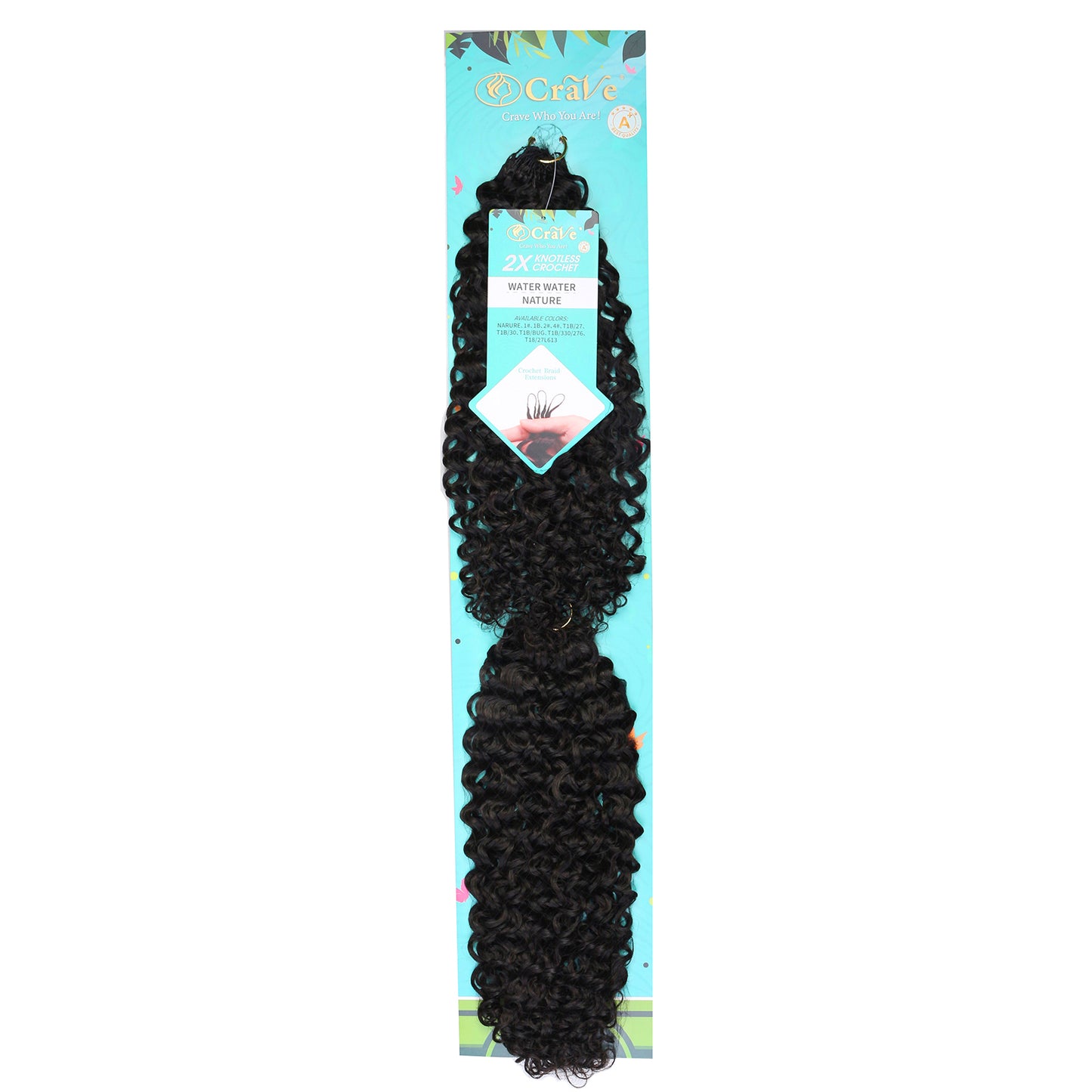 Feather Crochet Hair Water Wave 12-16inch