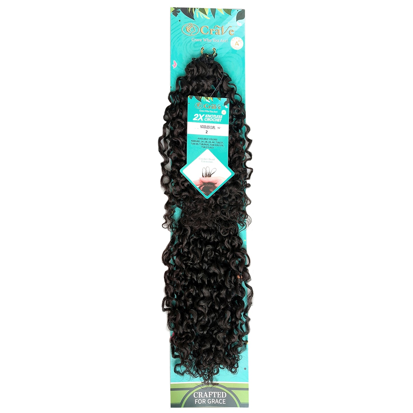 Feather Crochet Hair NOODLES CURL 16inch