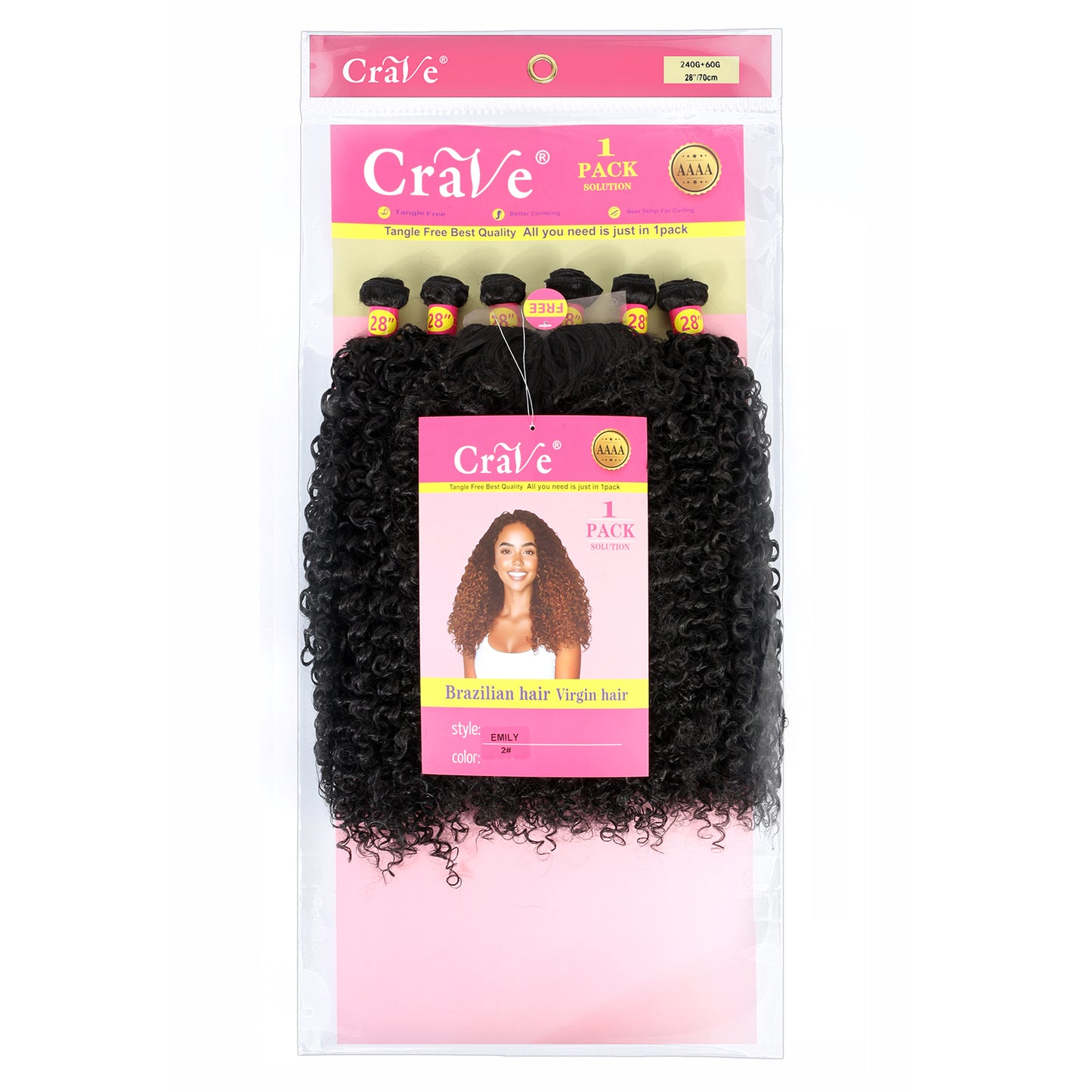 EMILY Synthetic Hair Set 6+1 pieces / 8 pieces