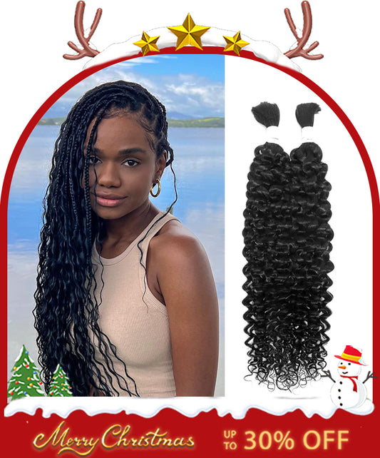 15A Grade 100% Human Hair Water Wave Hair Extensions  Natural Color