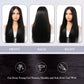 5x5 HD Front Lace Wig 18-30 inch Straight Human Hair Wig
