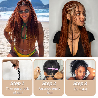 14-28 Inch Water Wave Braiding Human Hair (#350)