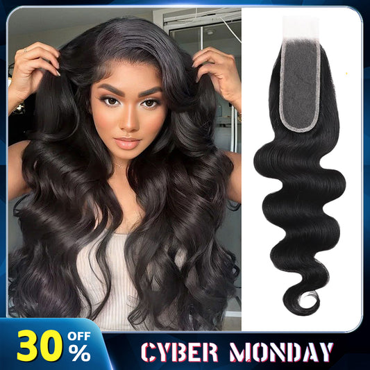 100% Human Hair 8-24inch 6X2 HD Lace Closure