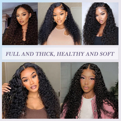 4x4 HD Front Lace Wig 18-30 inch  Kinky Curly Human Hair Wig 200% Density
