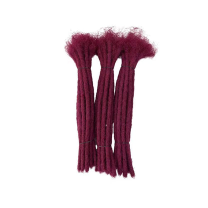 4-12 Inch 0.2-0.8cm Dreadlock Extensions 30locs 100% Human hair 99j