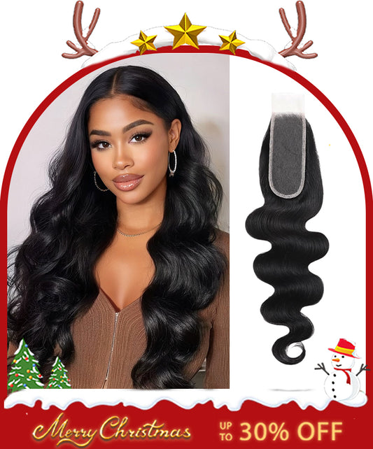 100% Human Hair 8-24inch 6X2 HD Lace Closure