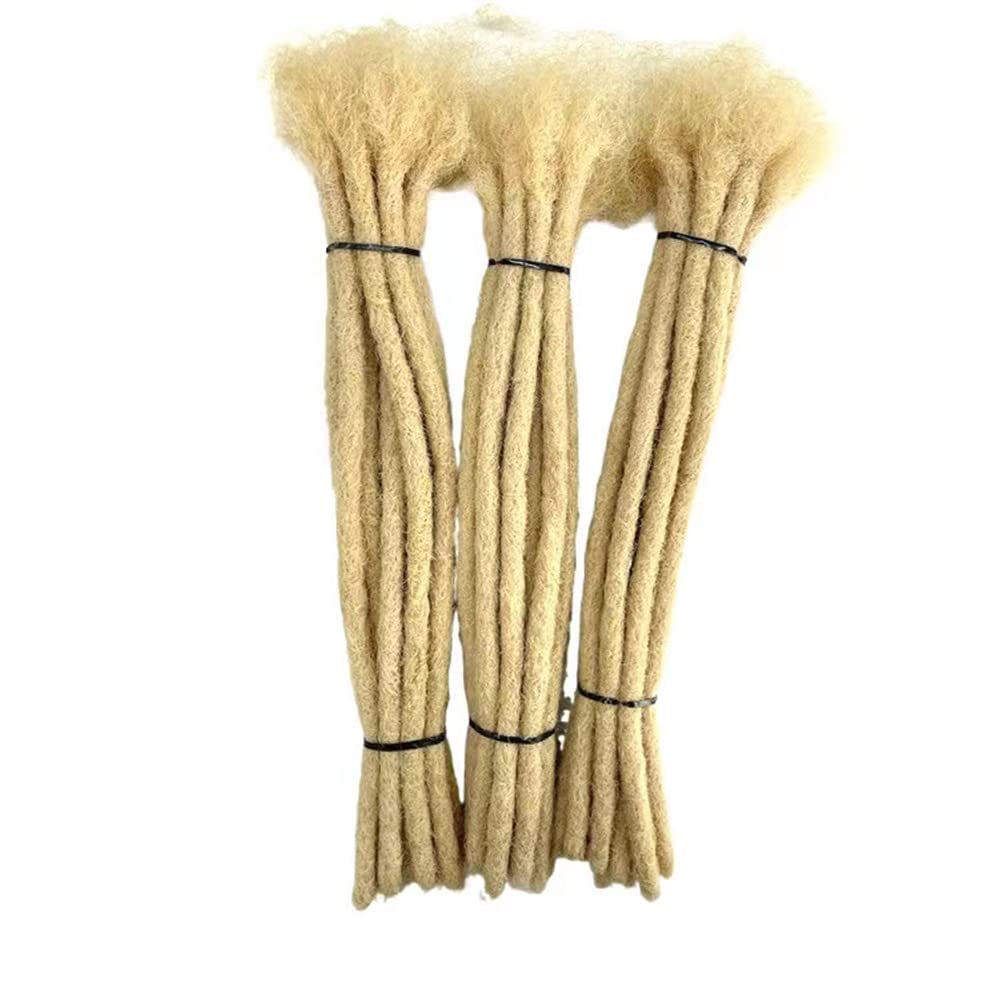 4-12 Inch 0.2-0.8cm 613 Dreadlock Extensions  100% Human hair 30locs