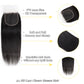100% Human Hair 8-22inch 5x5 HD Lace Closure Straight