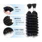 15A Grade 100% Human Hair Deep Wave Hair Extensions  Natural Color
