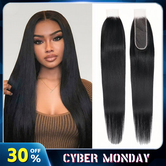 2x6 HD Lace Closure Straight Human Hair 8-22 inch