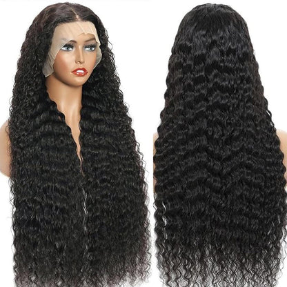 20-32 Inch 13x6 Deep Wave HD Lace Front Wigs Human Hair 200% Density