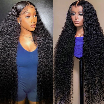20-32 Inch 13x6 Deep Wave HD Lace Front Wigs Human Hair 200% Density