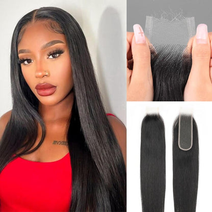 2x6 SKINLIKE HD Lace Closure Straight Human Hair 12-20 inch