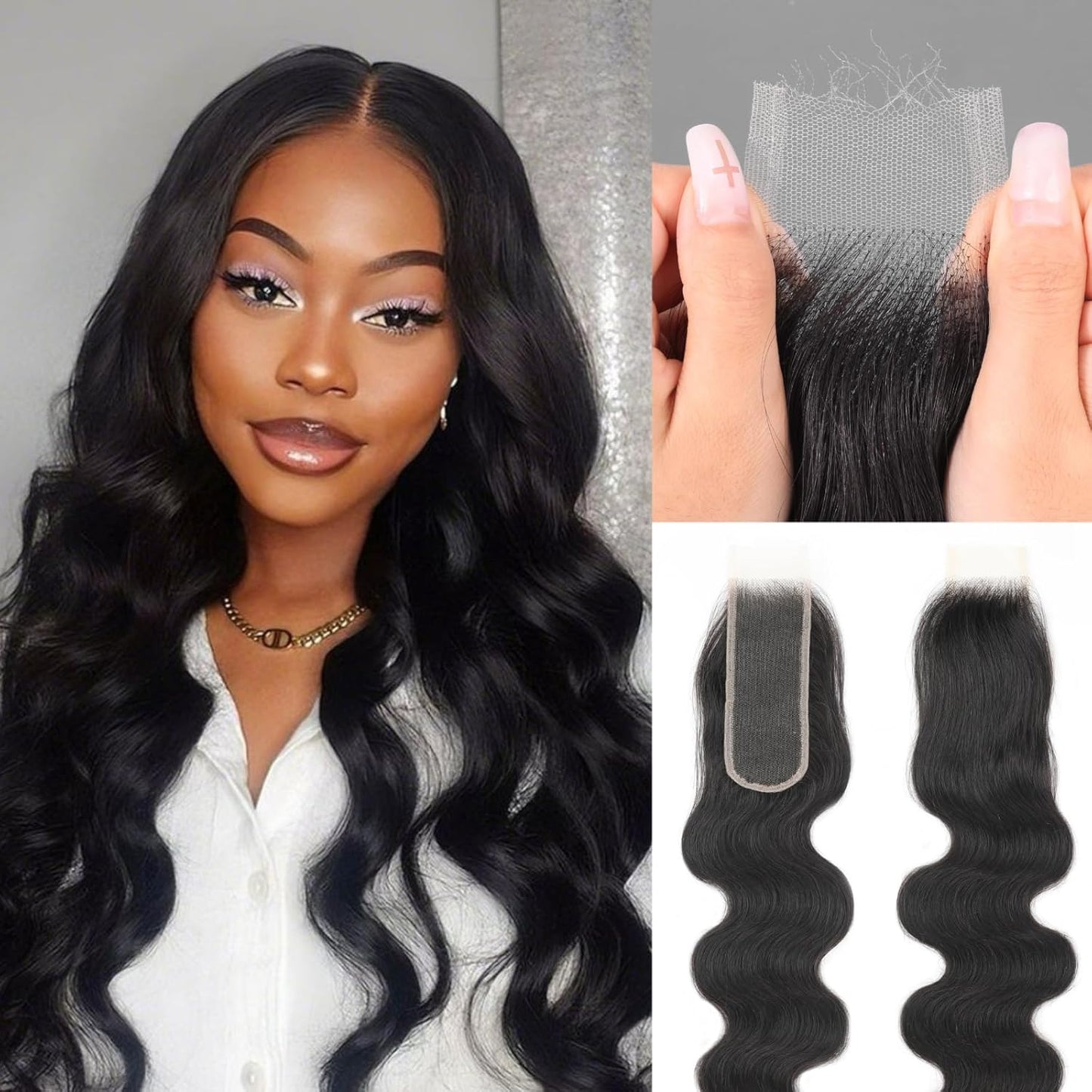 12-20inch 2x6 Real HD Lace Closure Body Wave Human Hair