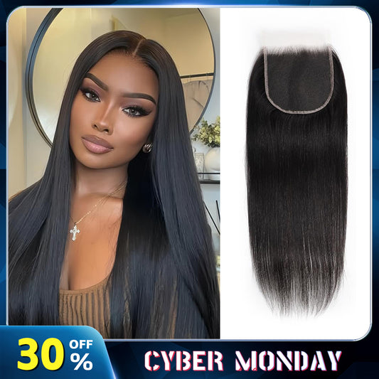 100% Human Hair 8-22inch 5x5 HD Lace Closure Straight