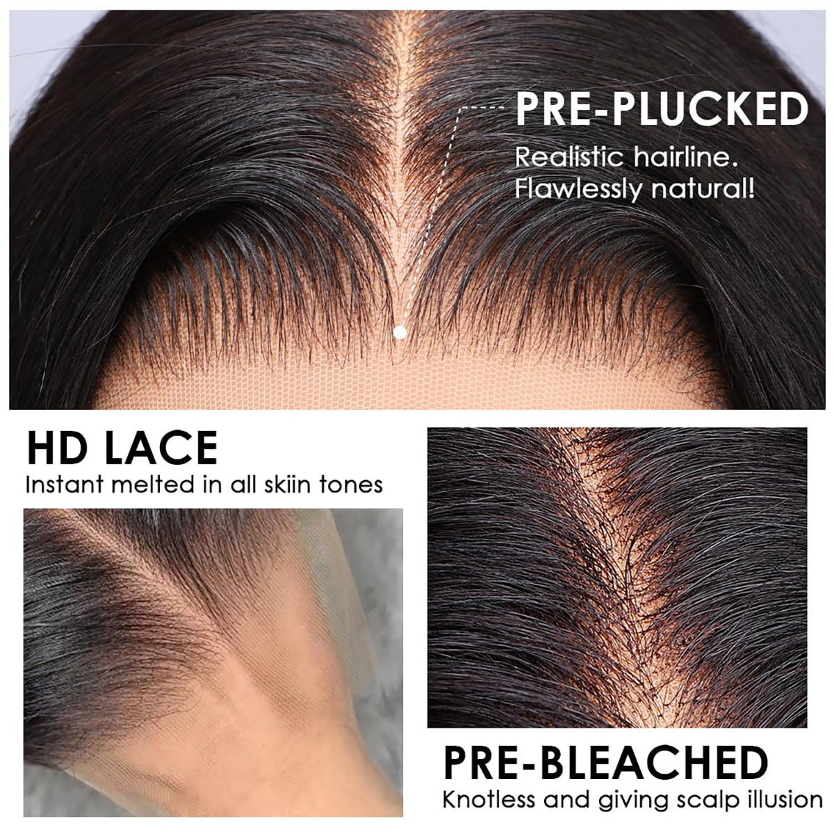 13x4 HD Front Lace Wig 26 inch Body Wave wig 100% Human Hair Wig 200% Density