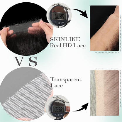 5x5 SKINLIKE HD Lace Closure Straight Human Hair 12-20 inch