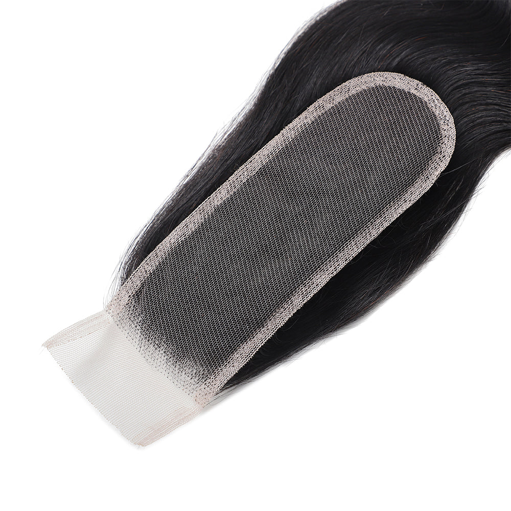 2x6 HD Lace Closure Straight Human Hair 8-22 inch