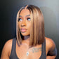 99J  12 inch 6x2 HD Front Lace Wig BOBO 100% Human Hair