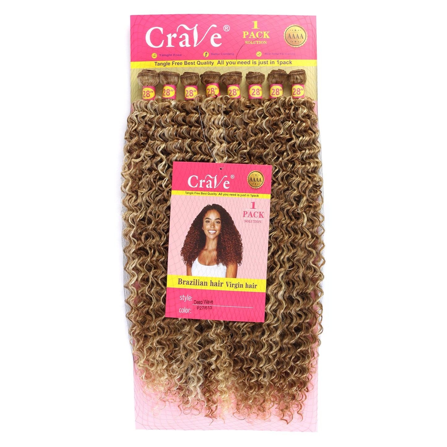 Deep Wave Synthetic Hair Set 8 pieces / 28inch
