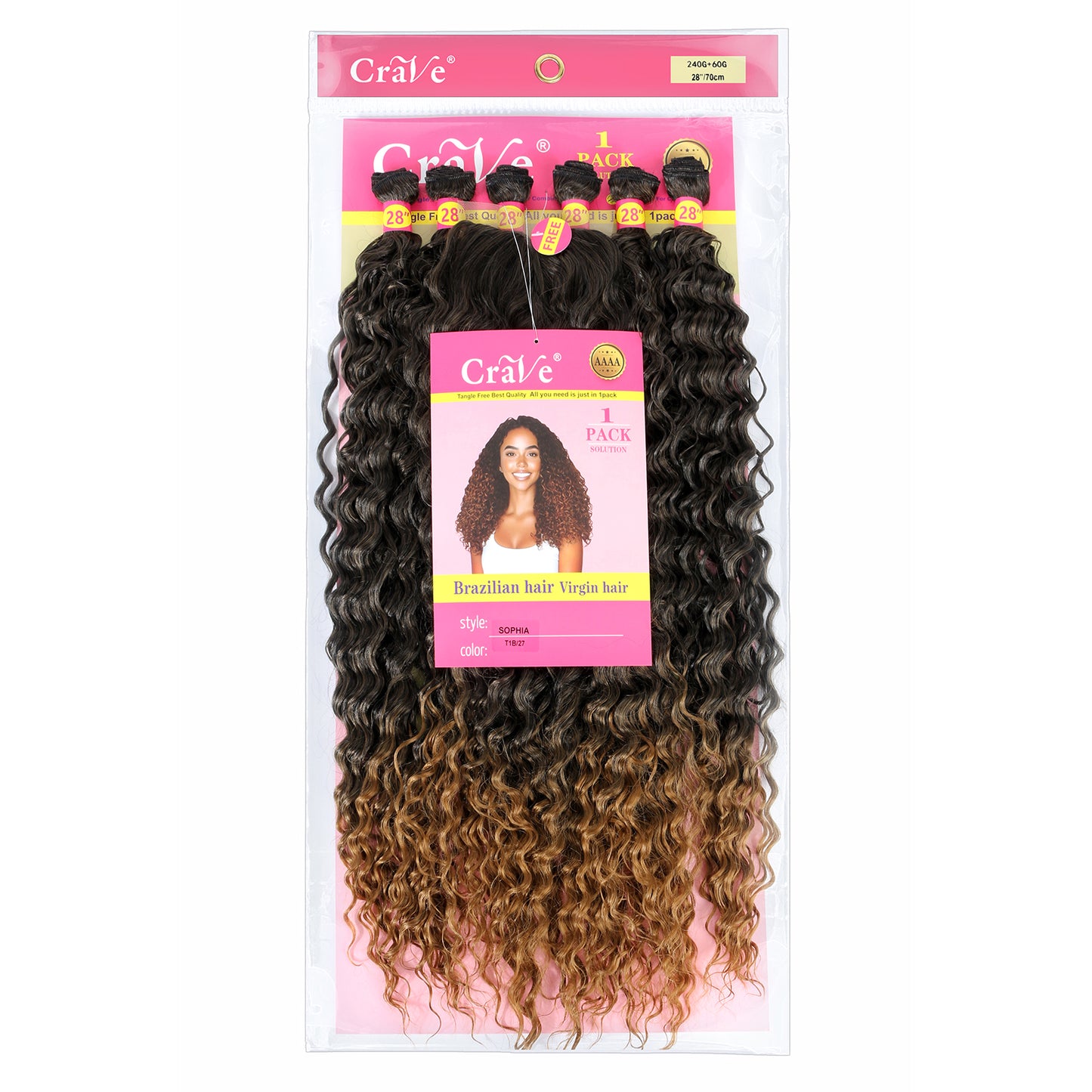 SOPHIA Synthetic Hair Set 6+1 pieces / 8 pieces