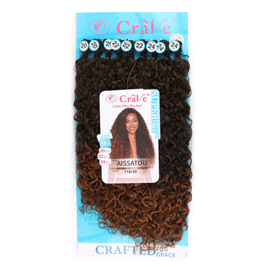 AISSATOU Synthetic Hair Set 9 pieces / 20-22-24inch