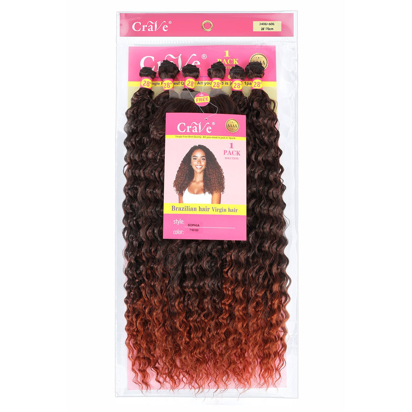 SOPHIA Synthetic Hair Set 6+1 pieces / 8 pieces
