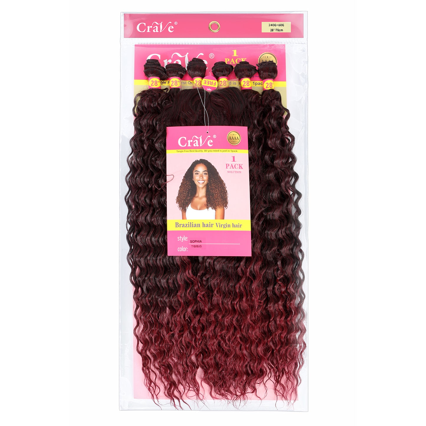 SOPHIA Synthetic Hair Set 6+1 pieces / 8 pieces