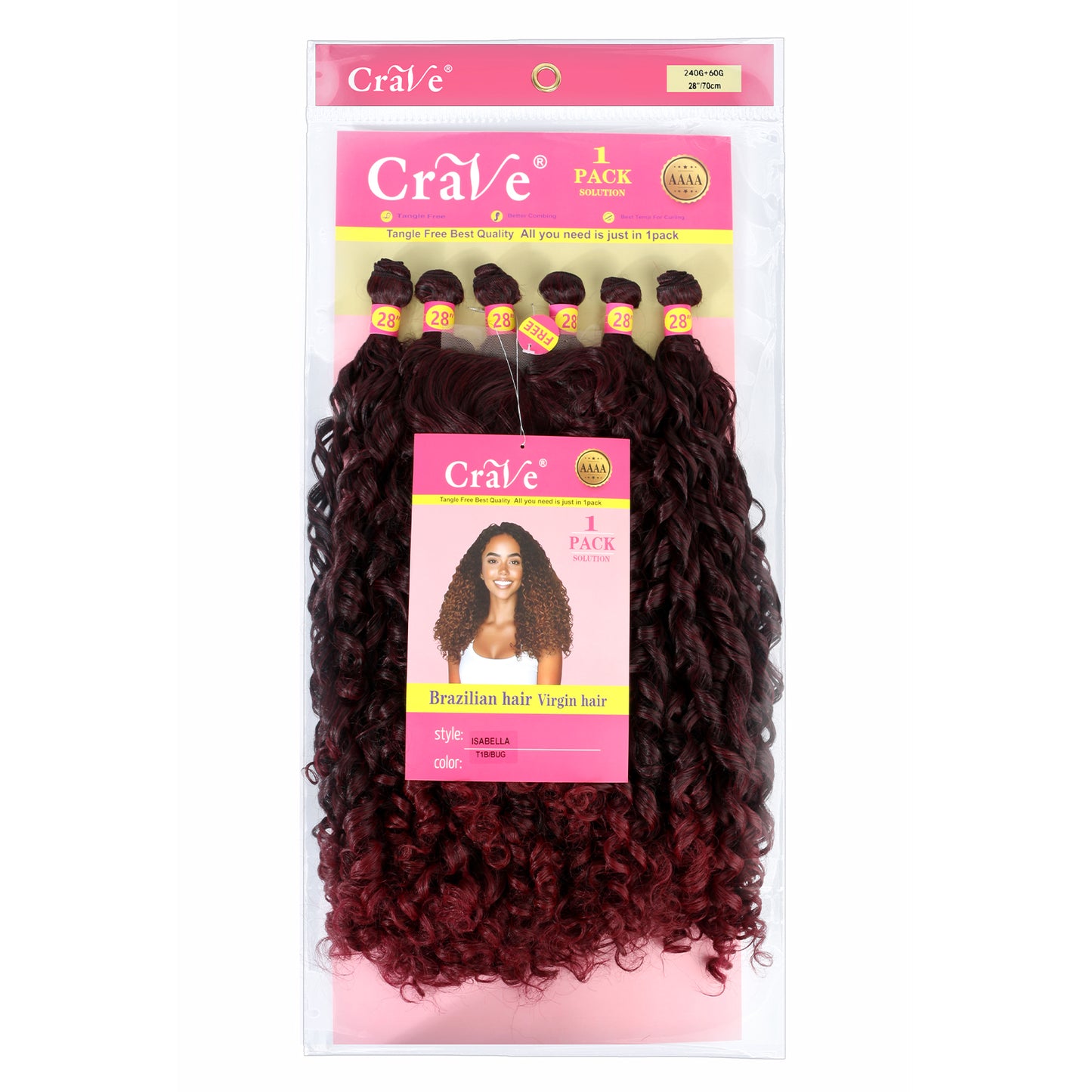 ISABELLA Synthetic Hair Set 6+1 pieces / 8 pieces
