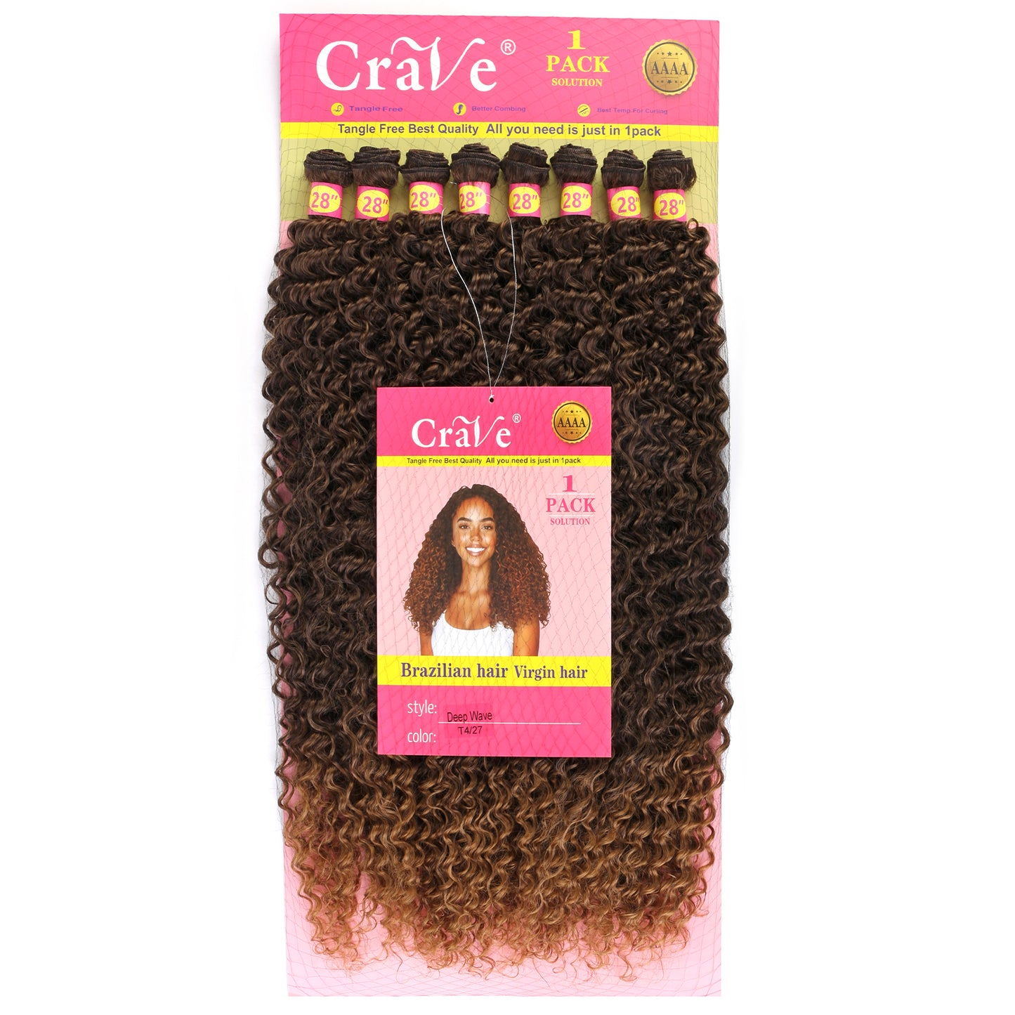 Deep Wave Synthetic Hair Set 8 pieces / 28inch